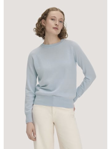 Hessnatur Hessnatur Strick Pullover Relaxed aus Cashmere mit Recycling-Anteil in hellblau