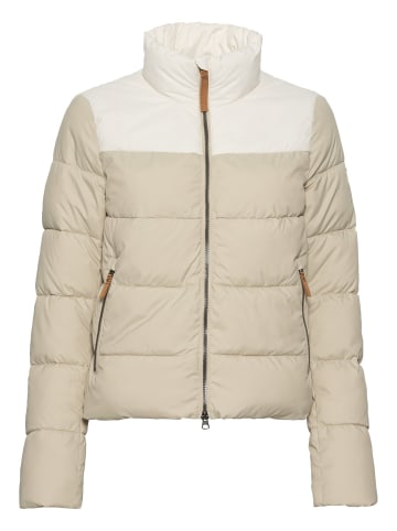 Camel Active Kurze Pufferjacke aus recyceltem Polyester in Beige