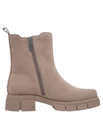 Tamaris WIDE FIT Chelsea Boot in SAND SUEDE