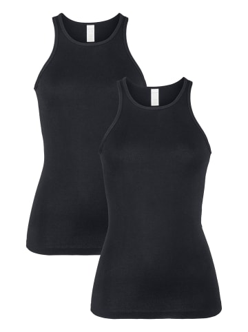 Hessnatur Tanktop in schwarz