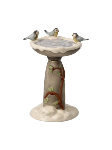 Goebel Figur " Winterliches Vogelbad " in Bunt