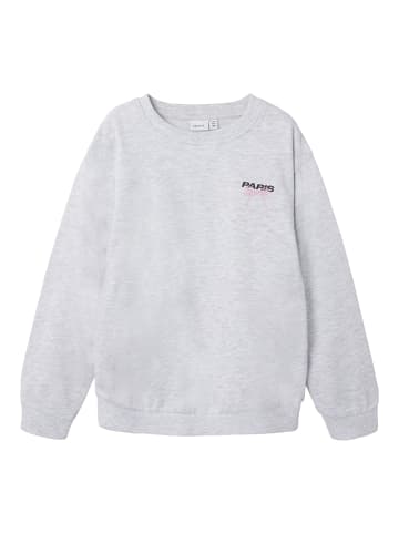 name it Sweatshirt in Light Grey Melange