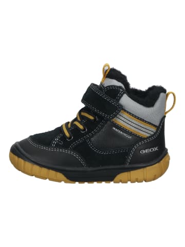 Geox Stiefelette in Schwarz/Gelb