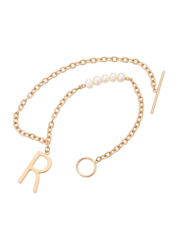 faina Women Necklace in Rose Gold White