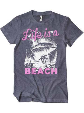 Hybris T-Shirt "Life Is A Beach T-Shirt" in Blau