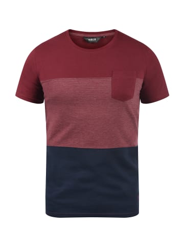 !SOLID Rundhalsshirt in rot