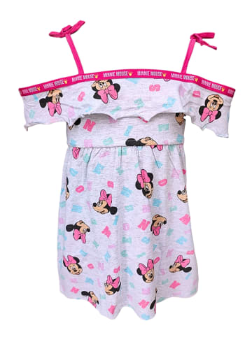 Disney Minnie Mouse Sommerkleid Off-Shoulder Minnie Mouse  in Grau