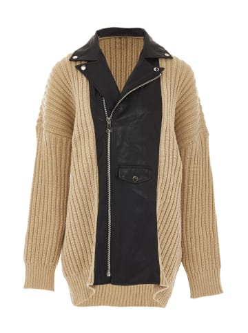 NAEMI Damen Strickjacke in Beige