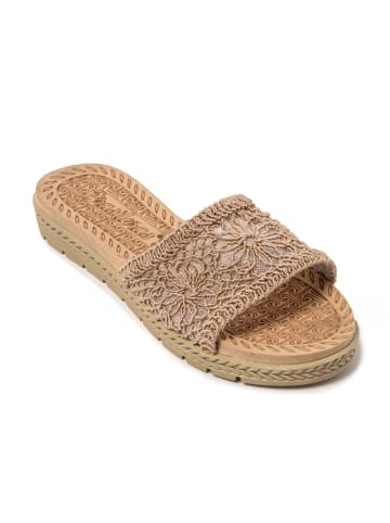 Brasileras Pantoletten "Breezie" in Braun