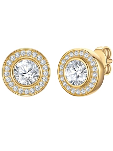 Rafaela Donata Ohrringe aus Sterling Silber mit Zirkonia in gelbgold