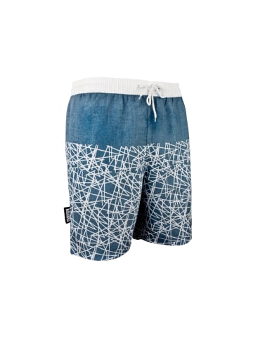 GUGGEN MOUNTAIN Pyjama kurz für Herren in grau in grau
