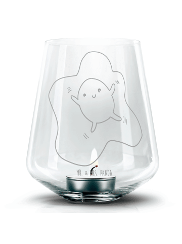 Mr. & Mrs. Panda Teelichthalter Spiegelei Ei ohne Spruch in Transparent