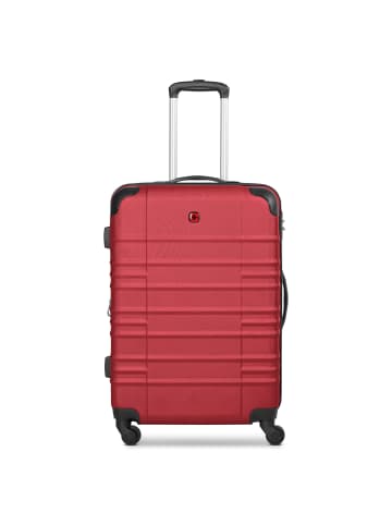 Wenger Amplar Evo 4 Rollen Trolley M 65 cm mit Dehnfalte in ruby