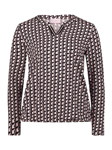 Betty Barclay Blusenshirt mit Print in Black/Rosé