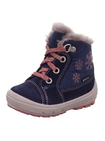 superfit Winterstiefel GROOVY in Blau/Rosa