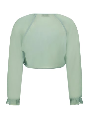 Vera Mont Bolero-Jacke mit gekräuseltem Ausschnitt in Foggy Green