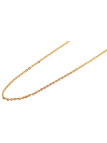 Adeliás Unisex Halskette – Ankerkette aus Edelstahl 65 cm in gold