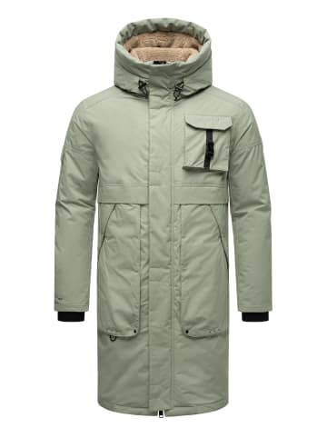 STONE HARBOUR Wintermantel Cyriaan XX in Ice Green