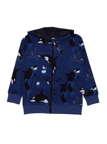 Walkiddy Sweatjacke Playful Orcas in Multicolored