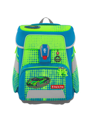 Step by Step Space NEON Schulranzen-Set 5 tlg. (Kolibri Kaja) in Race Car Chuck