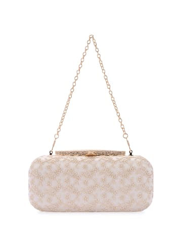 NAEMI Women Clutch in Champagne