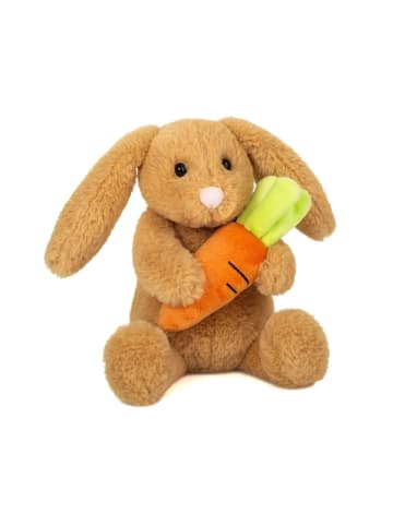 Teddy Hermann Kuscheltier Häschen Lilly mit Möhre 23 cm, ab 0 Jahre