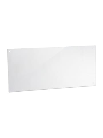 relaxdays Spritzschutz in Transparent - (B)90 x (H)40 cm