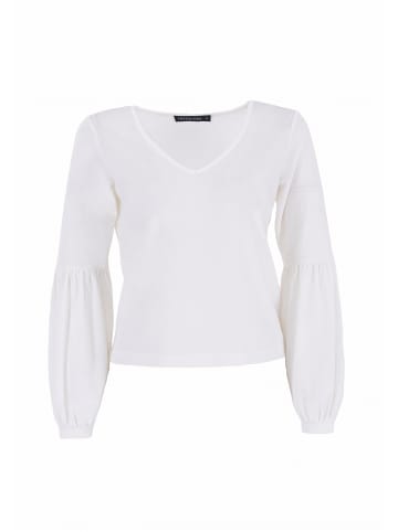 Freshlions Langarmshirt Viveka in white