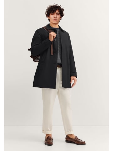 Bugatti Baumwoll-Mantel in 390-marine