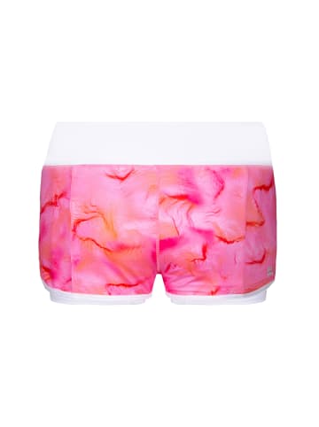 BIDI BADU Chidera Tech 2 In 1 Shorts - rose/white in rosa/weiß