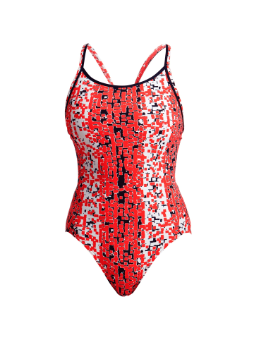 Funkita Badeanzug Sea Snake in rot