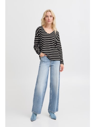 b. young Langarm-Shirt BYSIF Loose fit in Black Mix