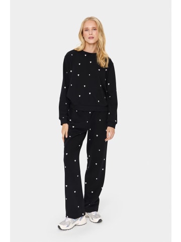 SAINT TROPEZ Sweatshirt DagnaSZ Casual fit in Black Ice Harts