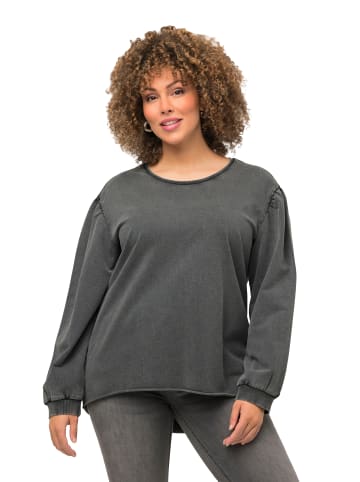 Ulla Popken Sweatshirt in graphitgrau