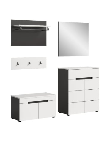 ebuy24 Weiß 175 x 37 cm