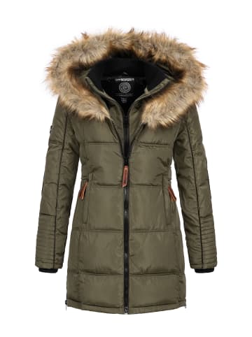 Geographical Norway Winterjacke in Dunkelgrün