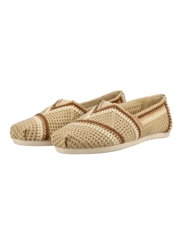 TOMS Slipper in Dunkelbeige