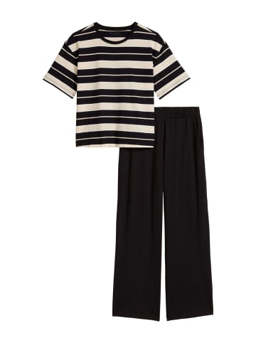 Marc O'Polo Pyjama Mix N Match in french oak stripe/black