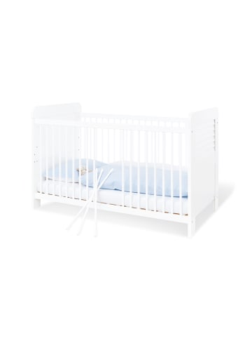 Pinolino Kinderbett "Siena" in Weiß - (L)146 x (B)79 x (H)91 cm