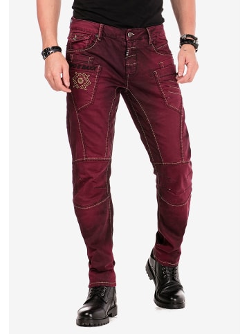 Cipo & Baxx Jeans in Burgundy