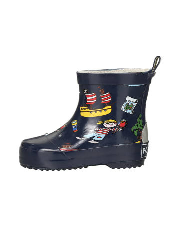 Playshoes Gummistiefel Halbschaft Pirateninsel in Marine