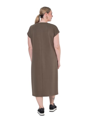MIAMODA Kleid in dunkles olive