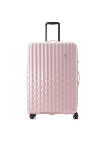 Pack Easy Flow 4 Rollen Trolley L 75 cm mit Dehnfalte pink
