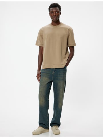 KOTON T-shirt in Braun