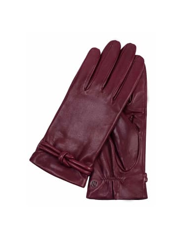 Kessler Olivia Cashmere Handschuhe Leder in bordeaux