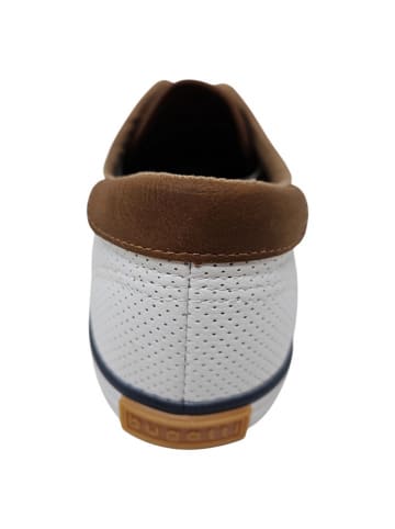 bugatti shoes Leinenschuh Alfaro in Weiß