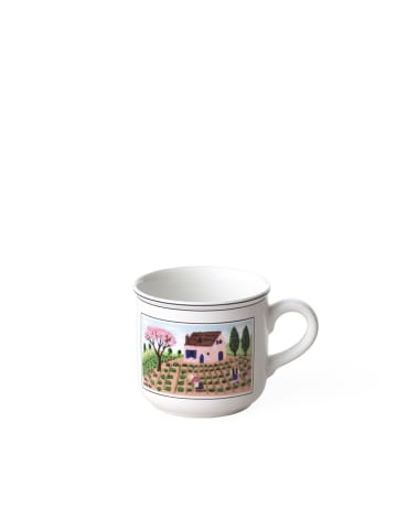 Villeroy & Boch Kaffeeobertasse Design Naif in bunt