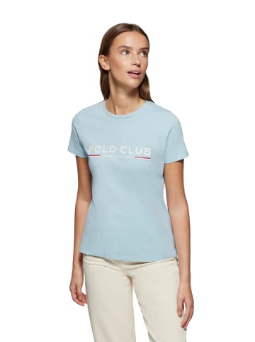 Polo Club T-Shirt in Sky Blau