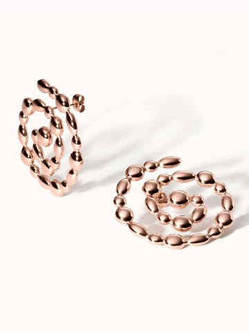 PURELEI Ohrringe Swirl in Rosegold