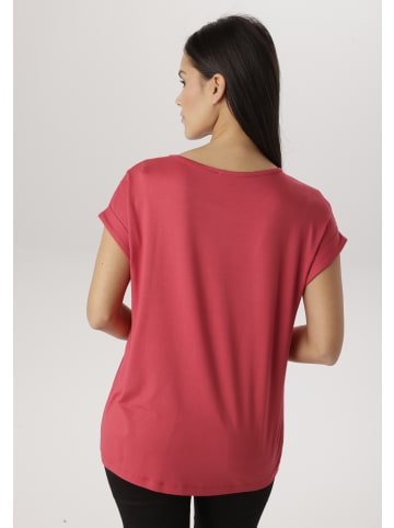Aniston SELECTED Shirtbluse in rot-beige-anthra-schwarz-pink-dunkelrot-hellrot